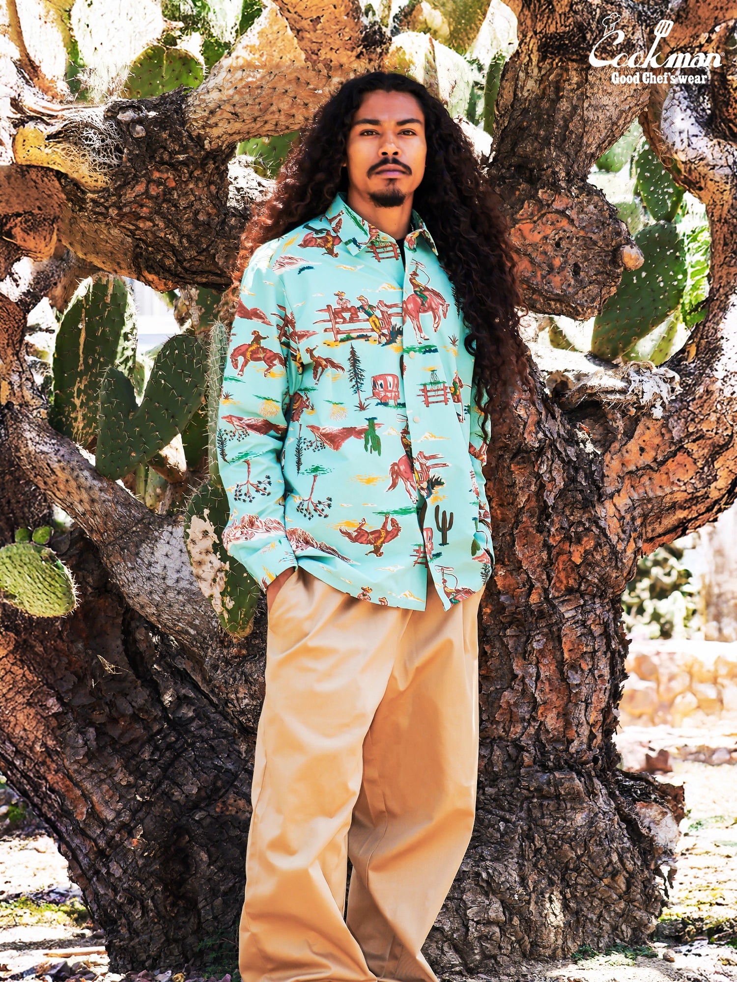 Work Shirts Long Sleeve - Western : Light Blue