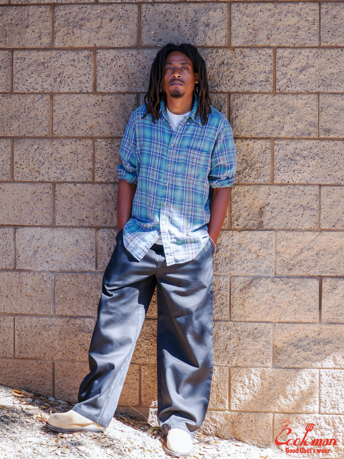 Chef Pants High-Wide - Charcoal Gray