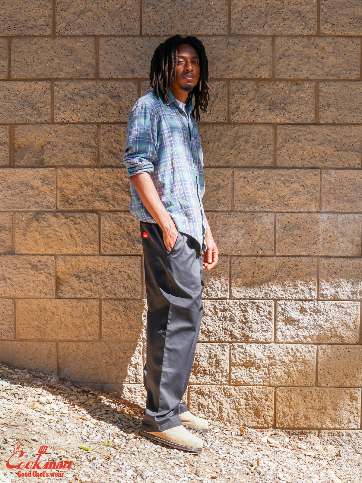 Chef Pants High-Wide - Charcoal Gray