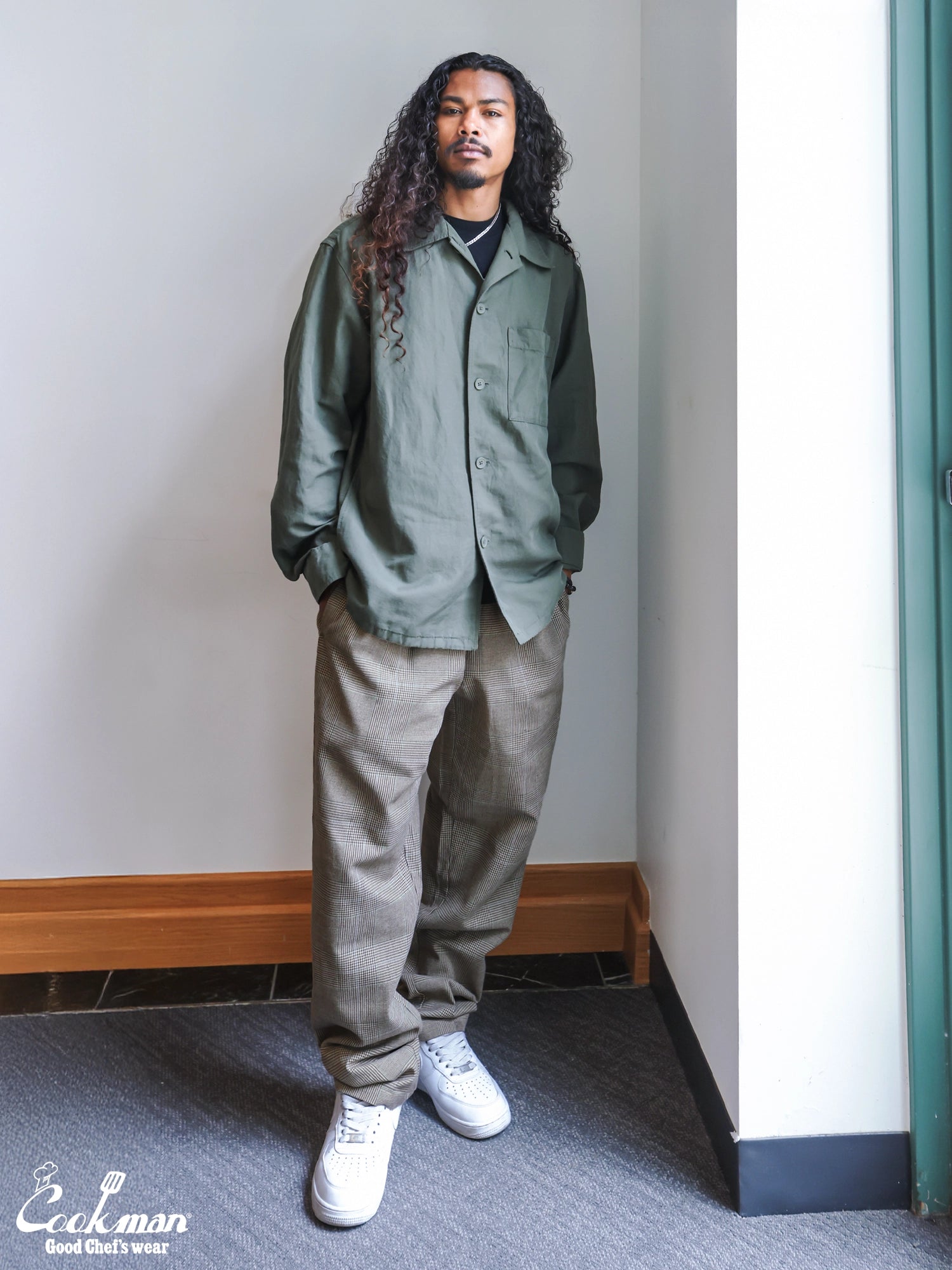 Chef Pants - Glen Check : Brown