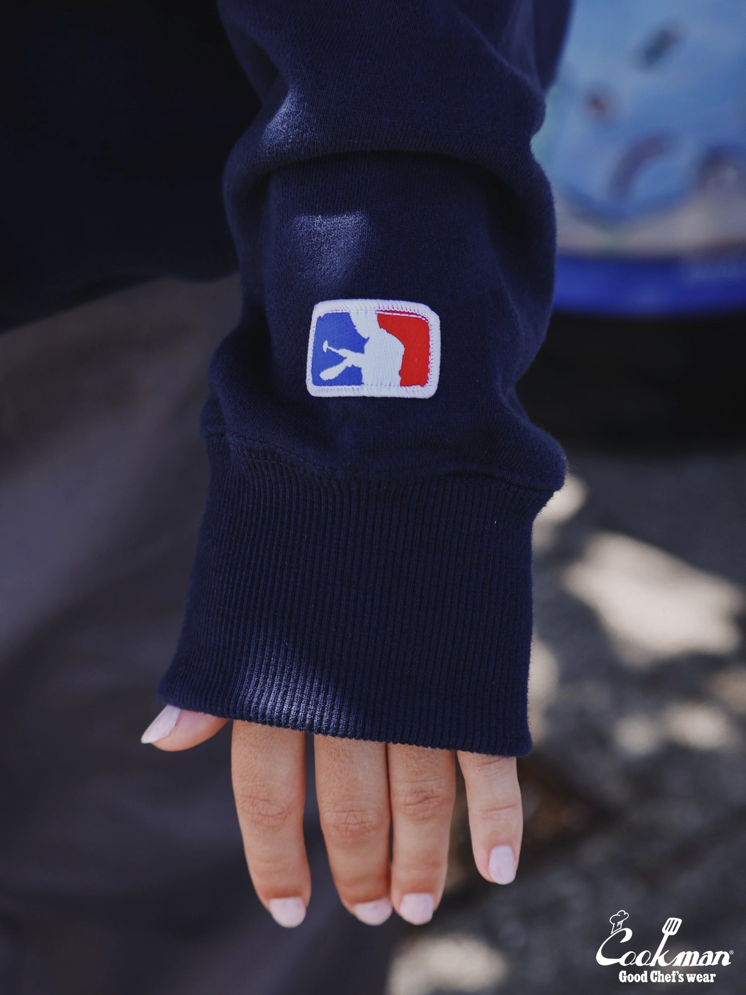 Zip-up Hoodie - Chef Hat LA : Navy