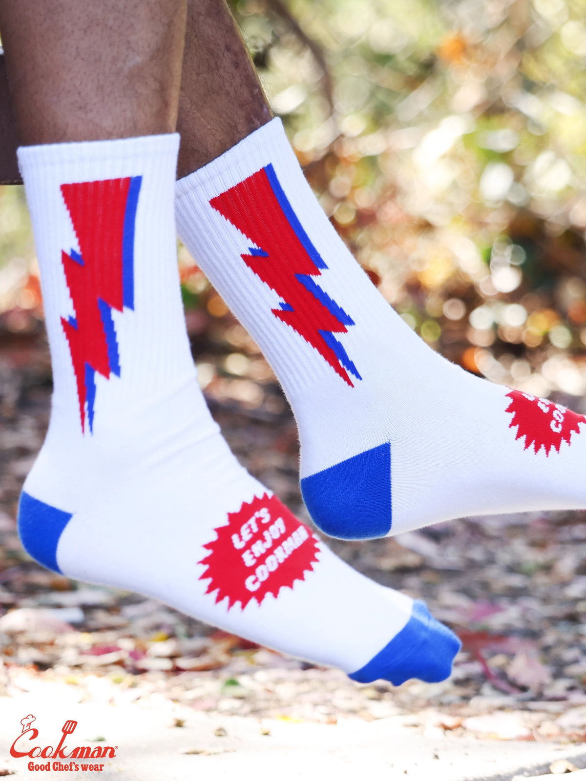 Rib Crew Socks -  Lightning White
