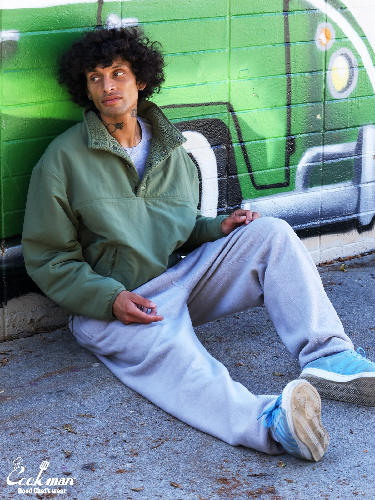 Chef Pants - Fleece : Light Gray