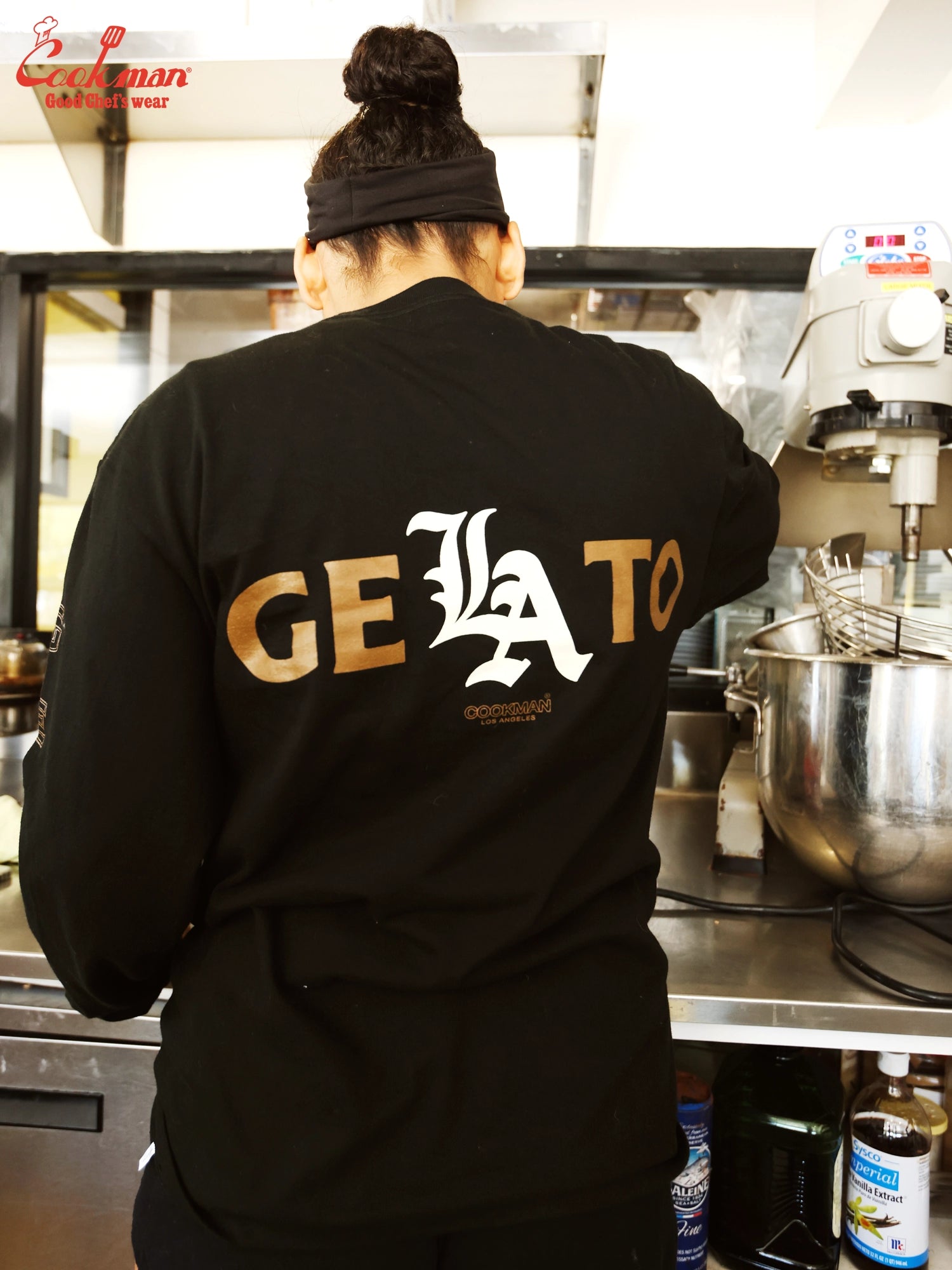 Long Sleeve Tees - Gelato : Black