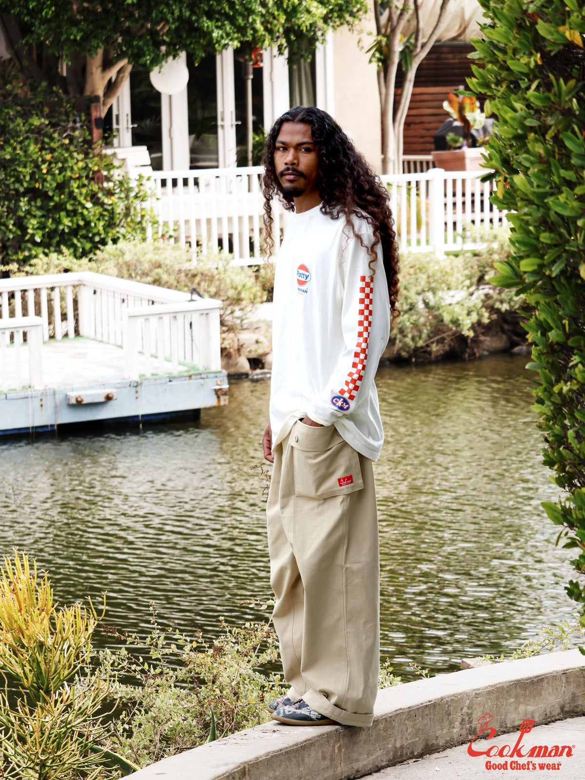 Monkey Pants - Herringbone : Beige