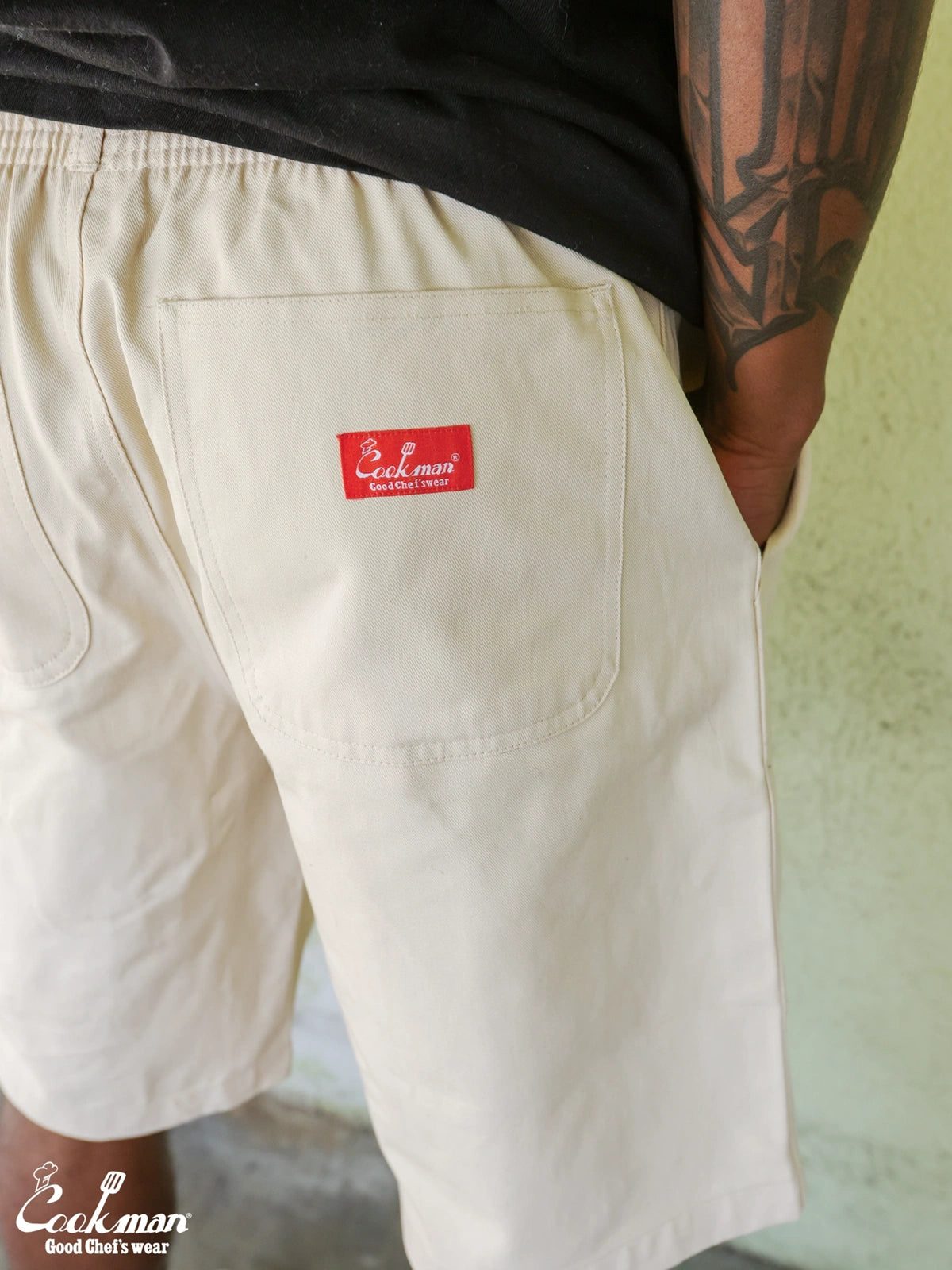 Carpenter's Pants Short : Heavy twill - Cream