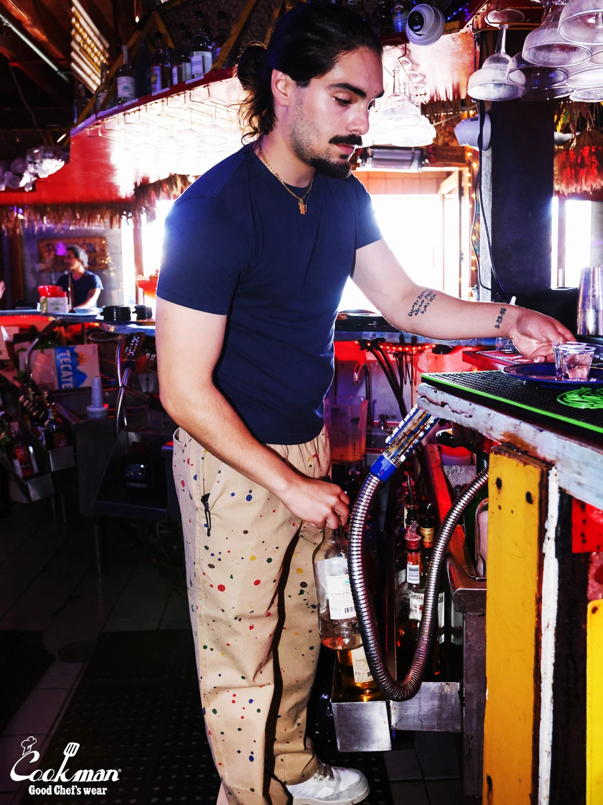 Carpenter's Pants : Washed duck canvas -  Sauce Splash