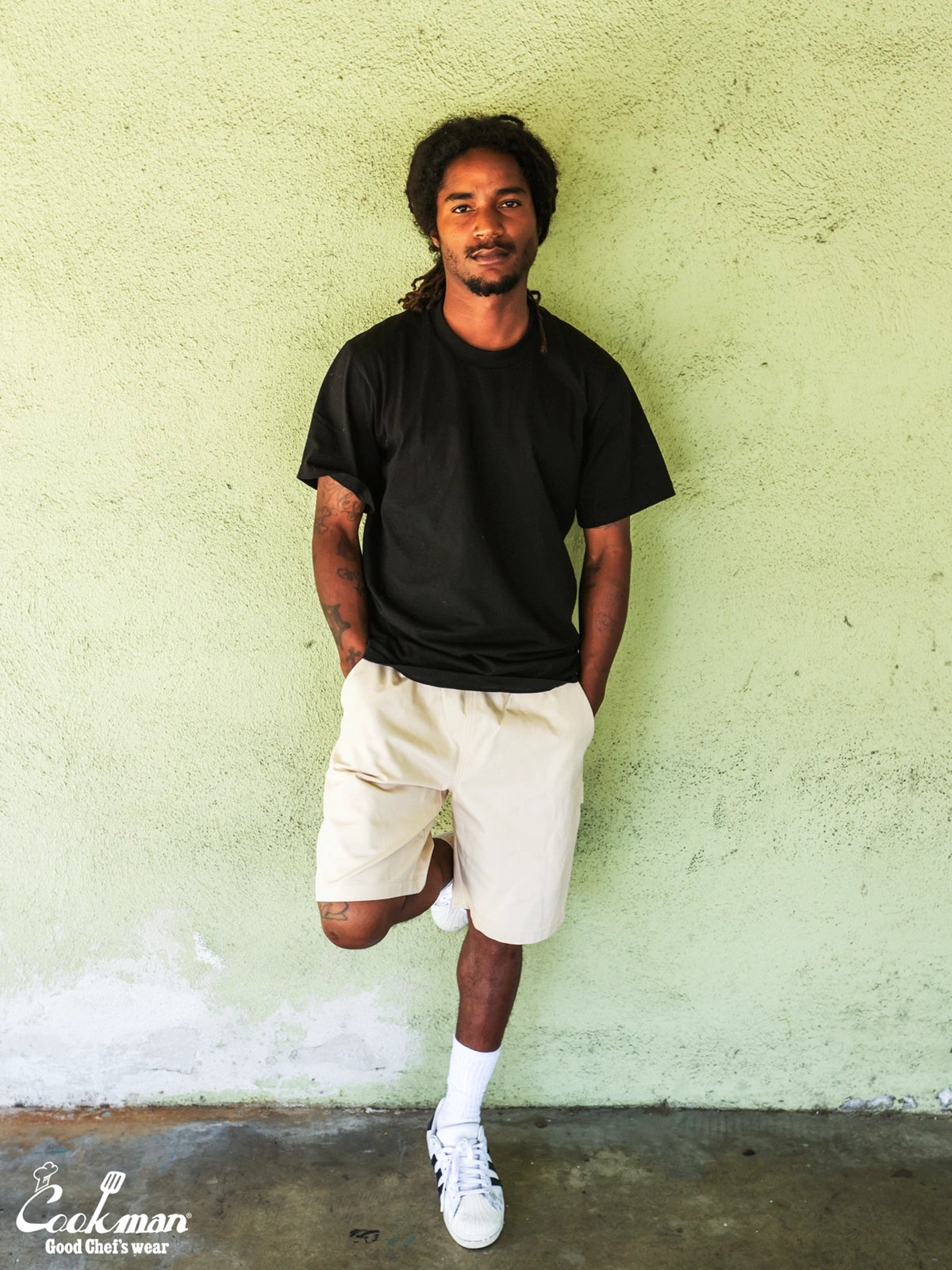 Carpenter's Pants Short : Heavy twill - Cream