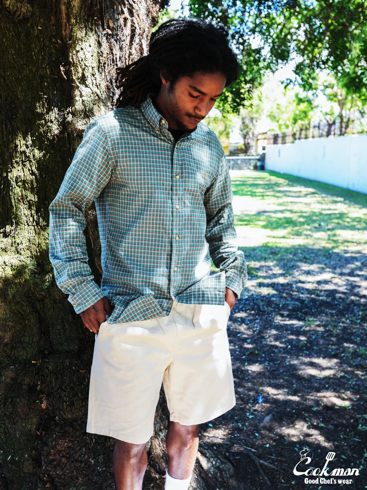 Carpenter's Pants Short : Heavy twill - Cream