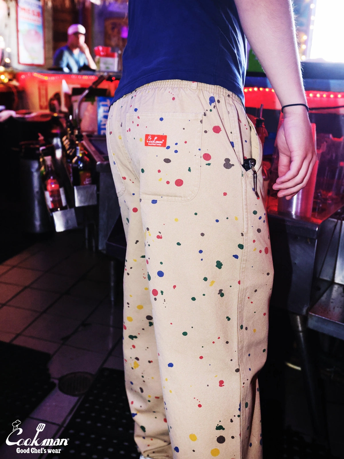 Carpenter's Pants : Washed duck canvas -  Sauce Splash