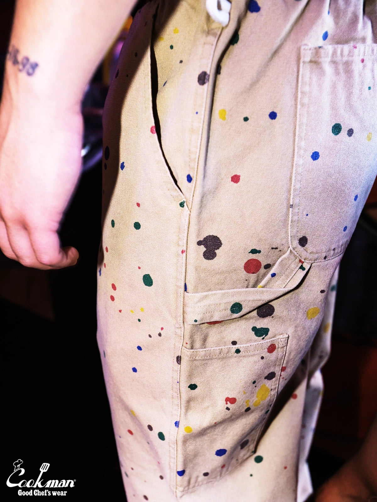 Carpenter's Pants : Washed duck canvas -  Sauce Splash