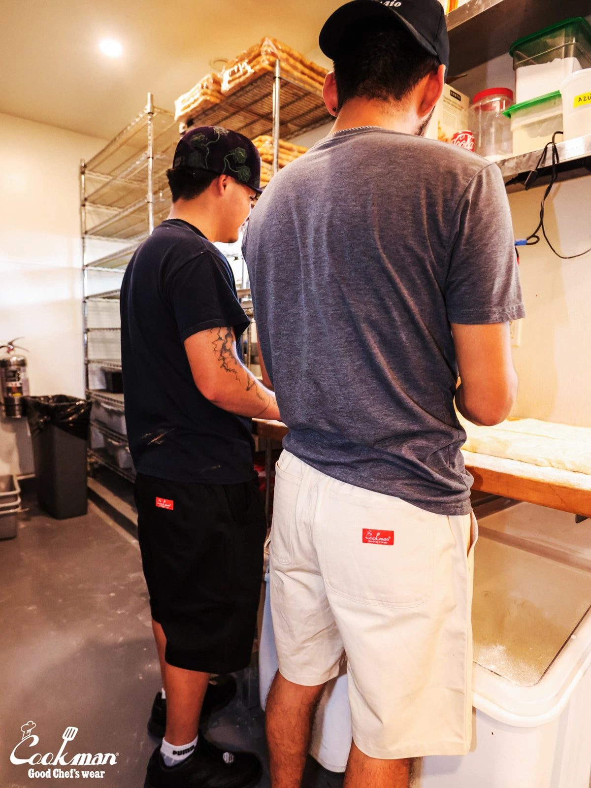Carpenter's Pants Short : Heavy twill - Cream