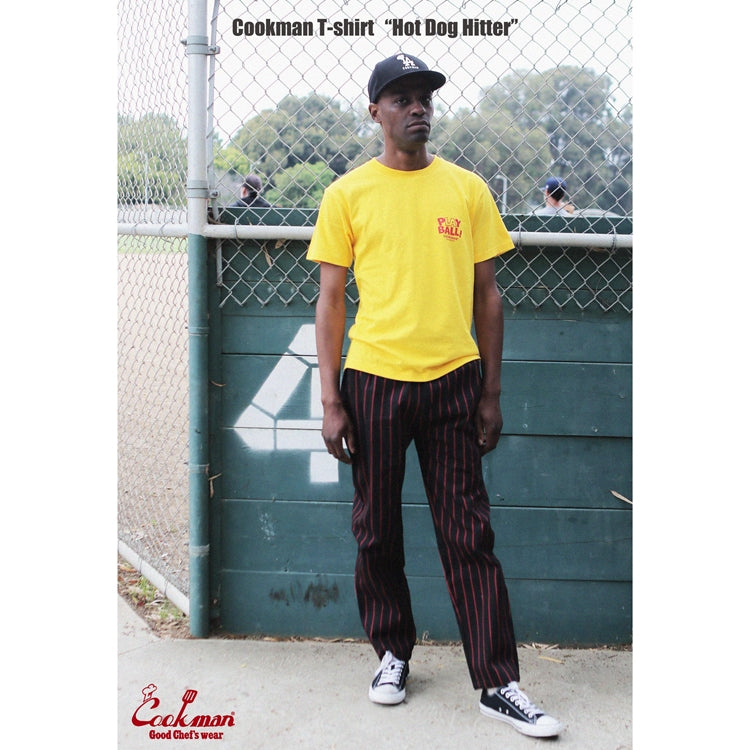 Cookman Tees - Hot Dog Hitter : Yellow