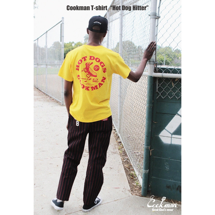 Cookman Tees - Hot Dog Hitter : Yellow