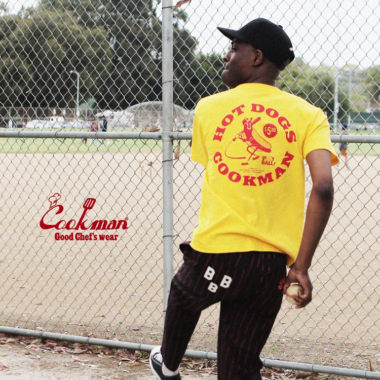 Cookman Tees - Hot Dog Hitter : Yellow