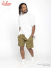 Chef Short Pants - Linen : Olive