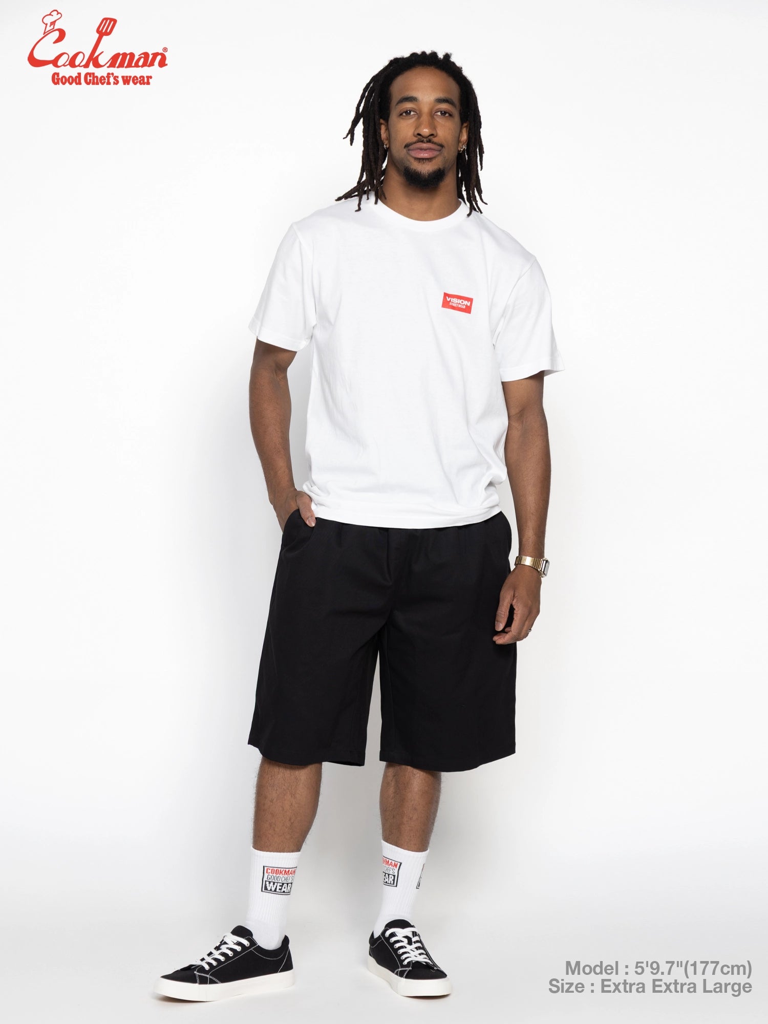 Carpenter's Pants Short : Heavy twill - Black