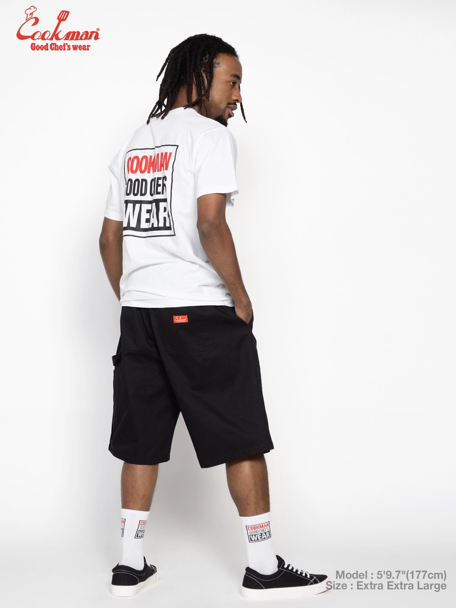 Carpenter's Pants Short : Heavy twill - Black