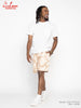 Chef Short Pants - Corduroy Bleach : Beige