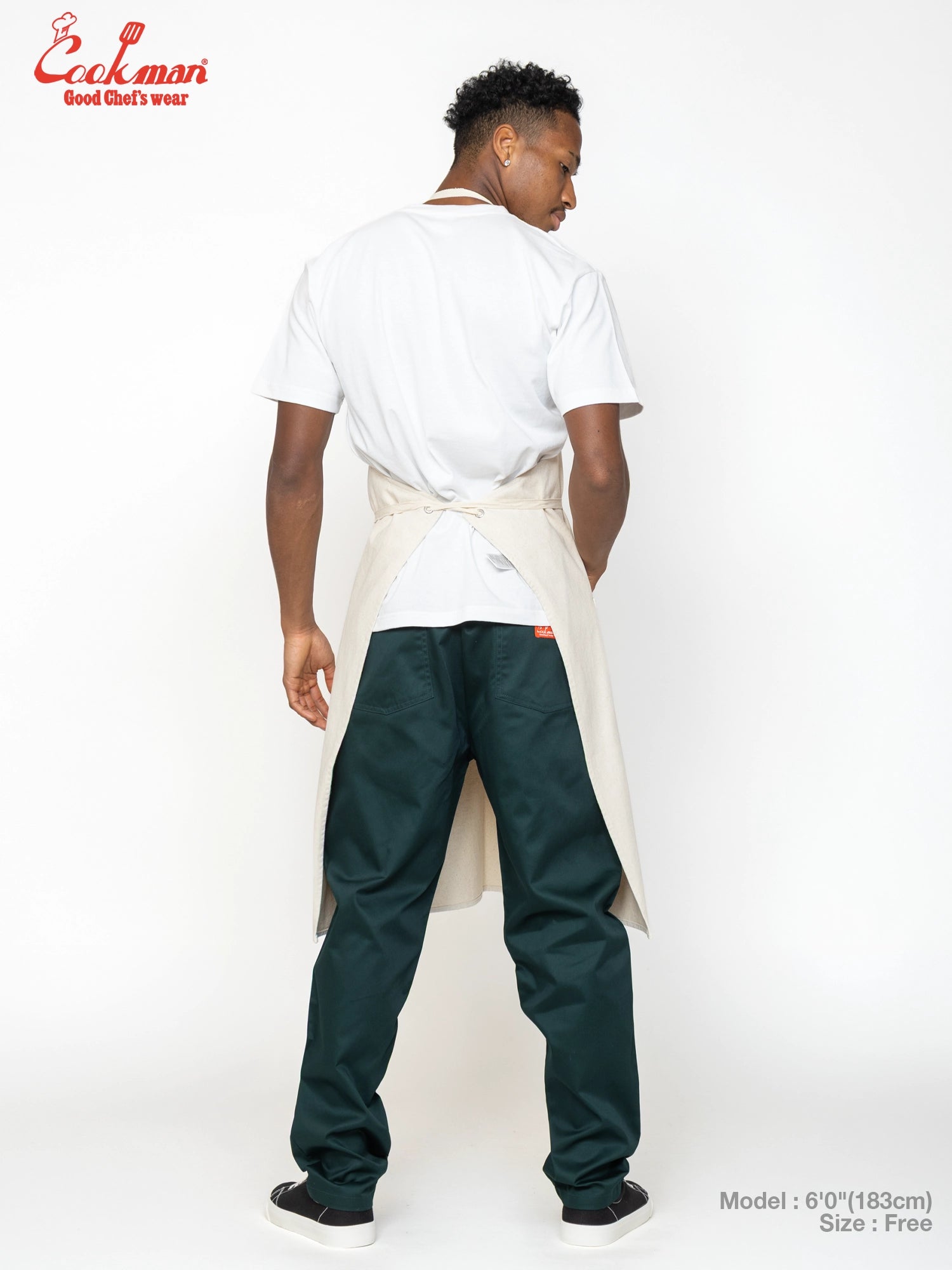 Long Apron - Denim : Natural