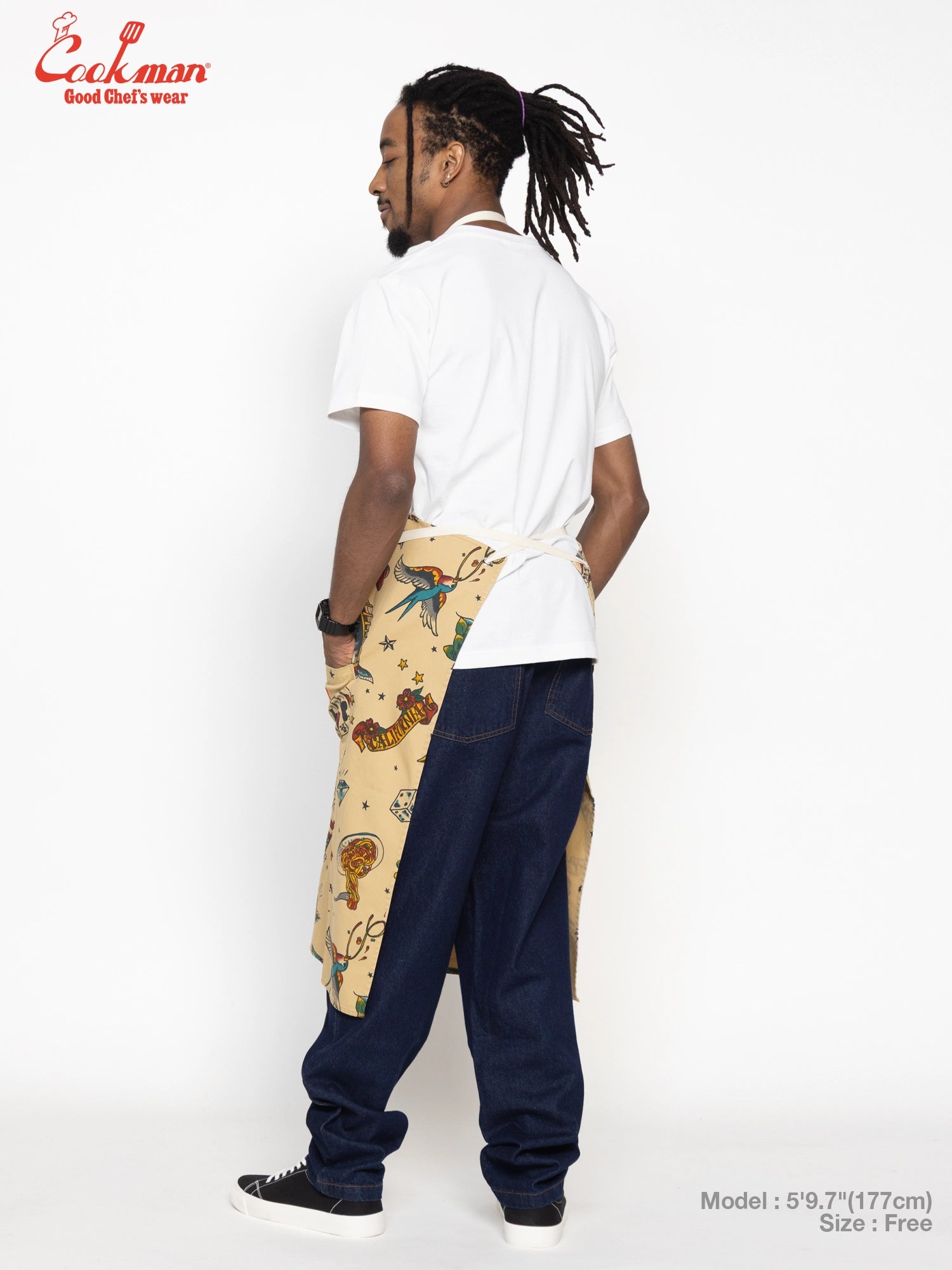 Long Apron - Old Tattoo : Beige