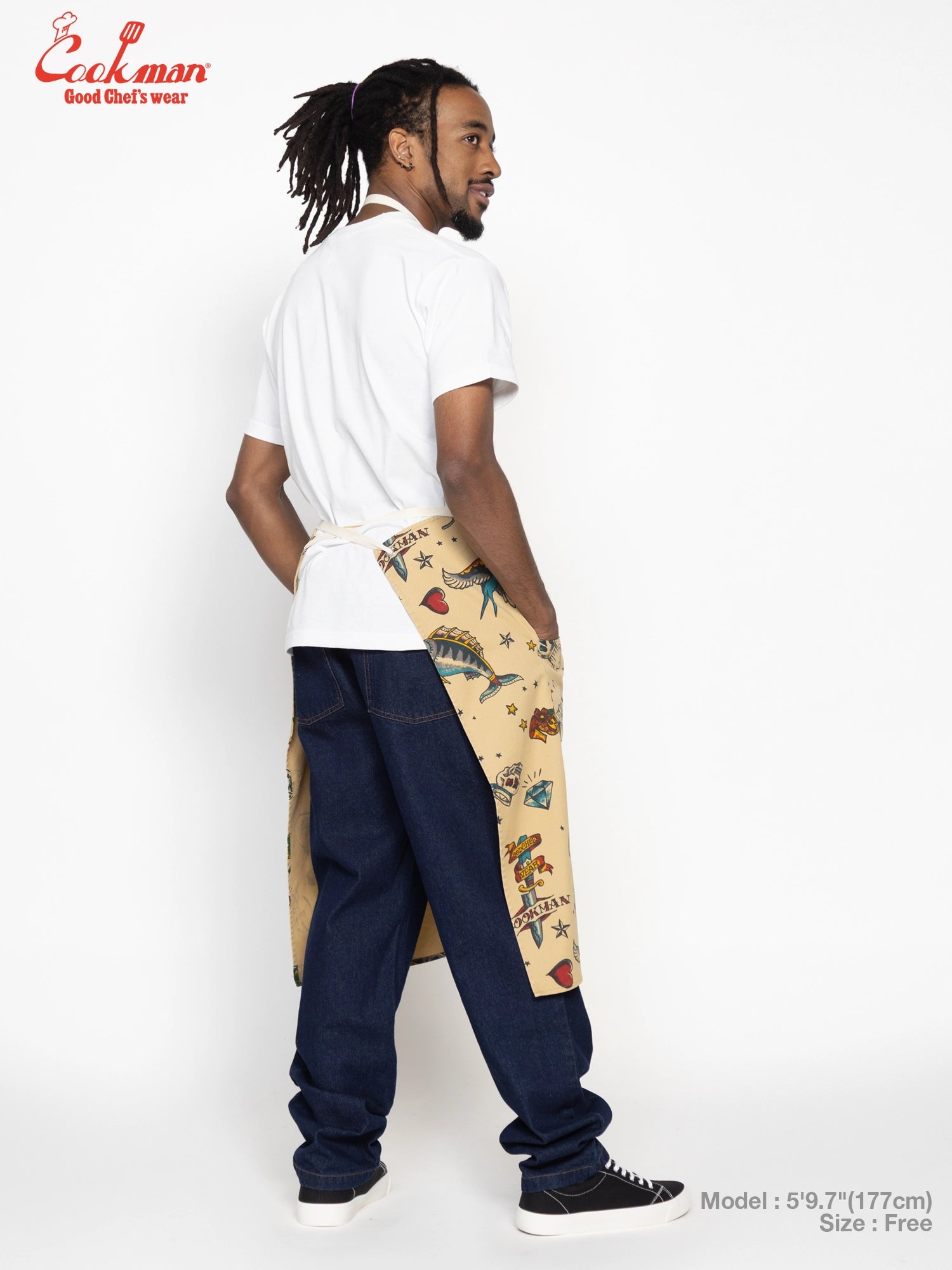 Long Apron - Old Tattoo : Beige