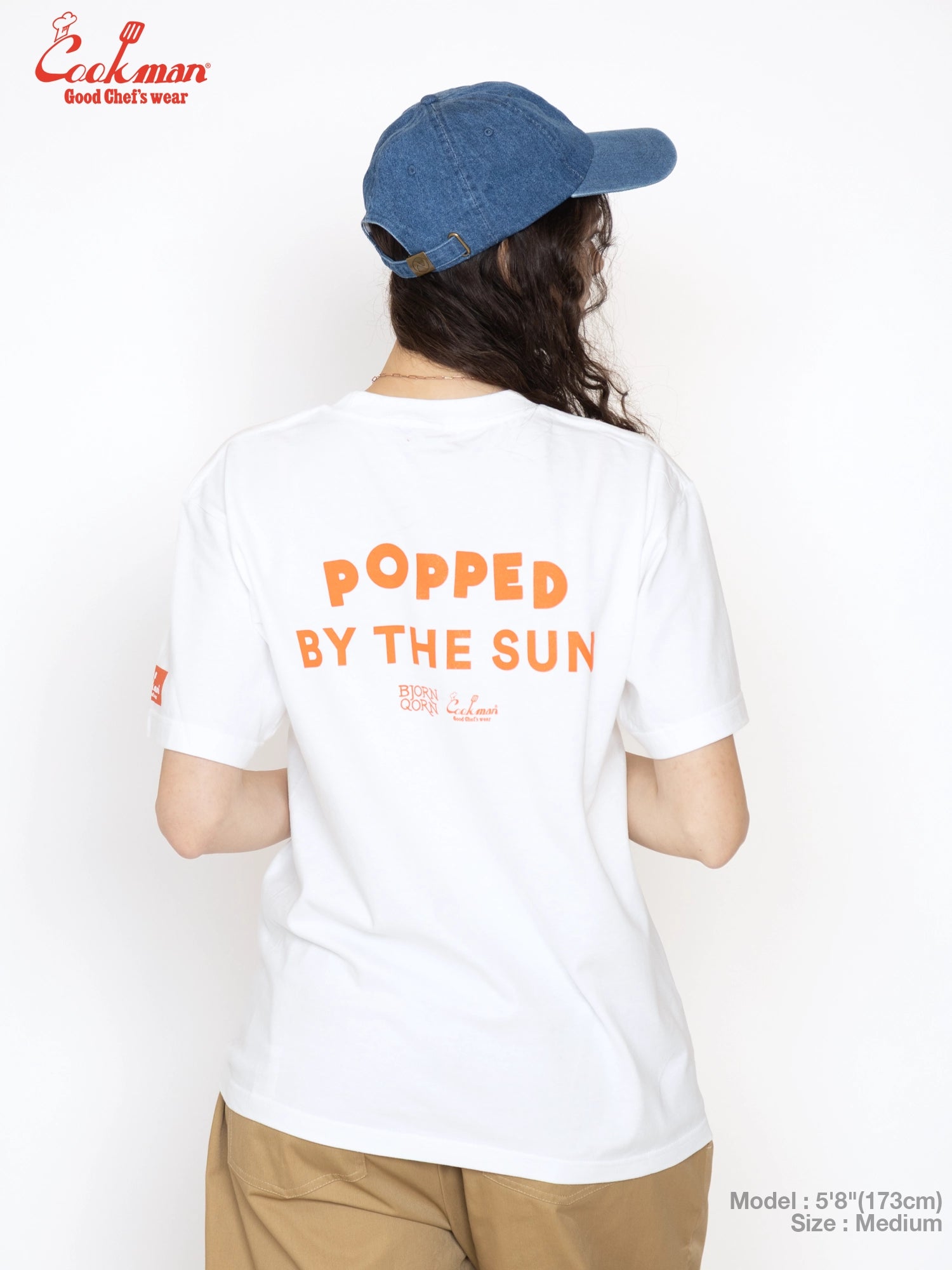 Tees - BjornQorn Popped by The Sun : White