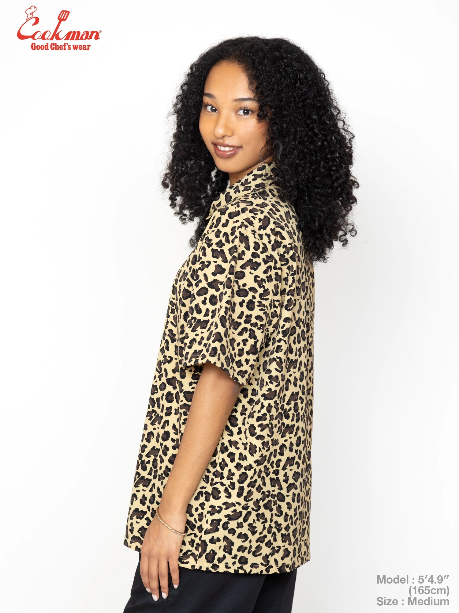 Work Shirts Short Sleeve Light -  Leopard : Beige