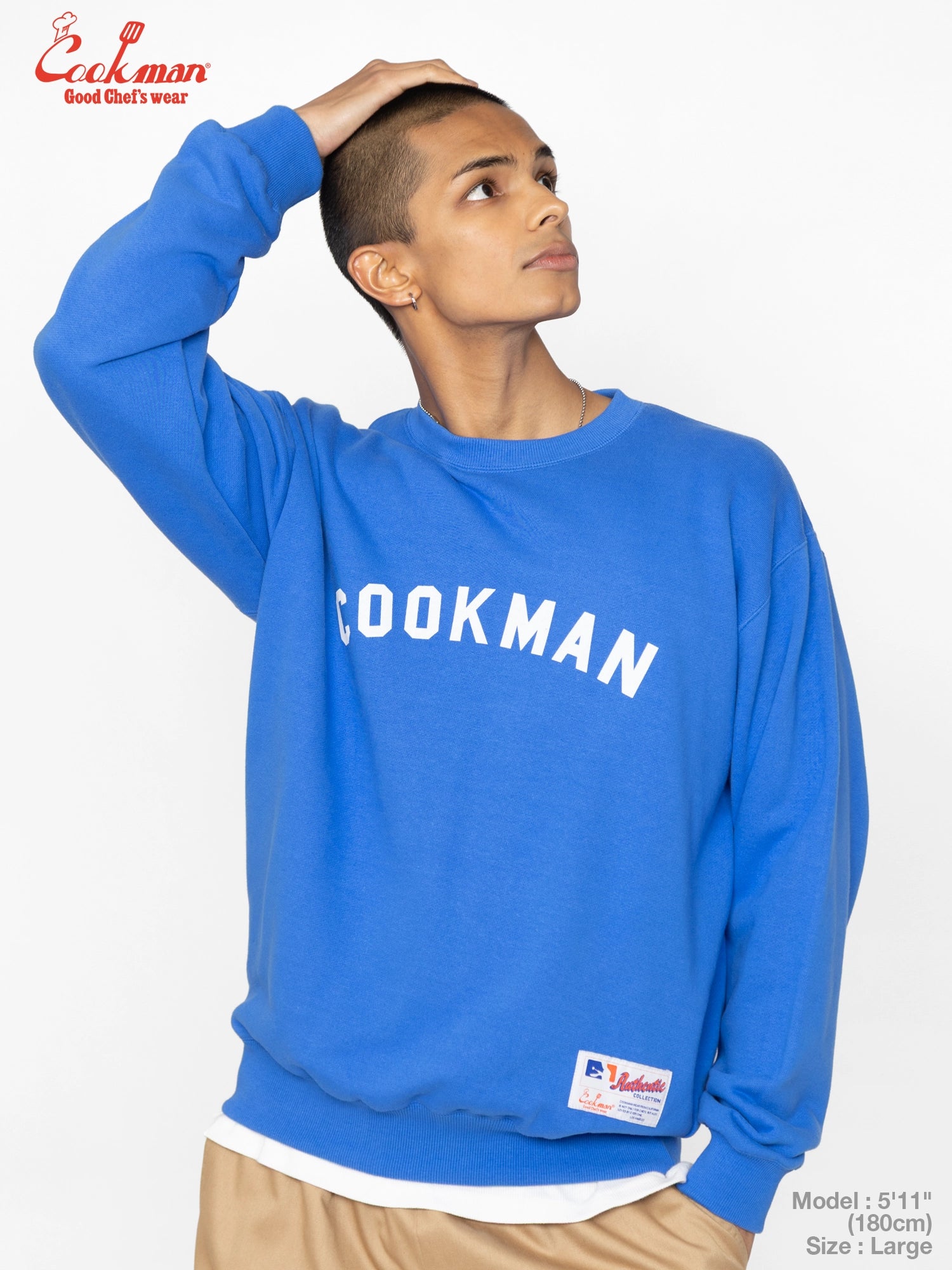 Sweat shirts - Arch Logo : Blue
