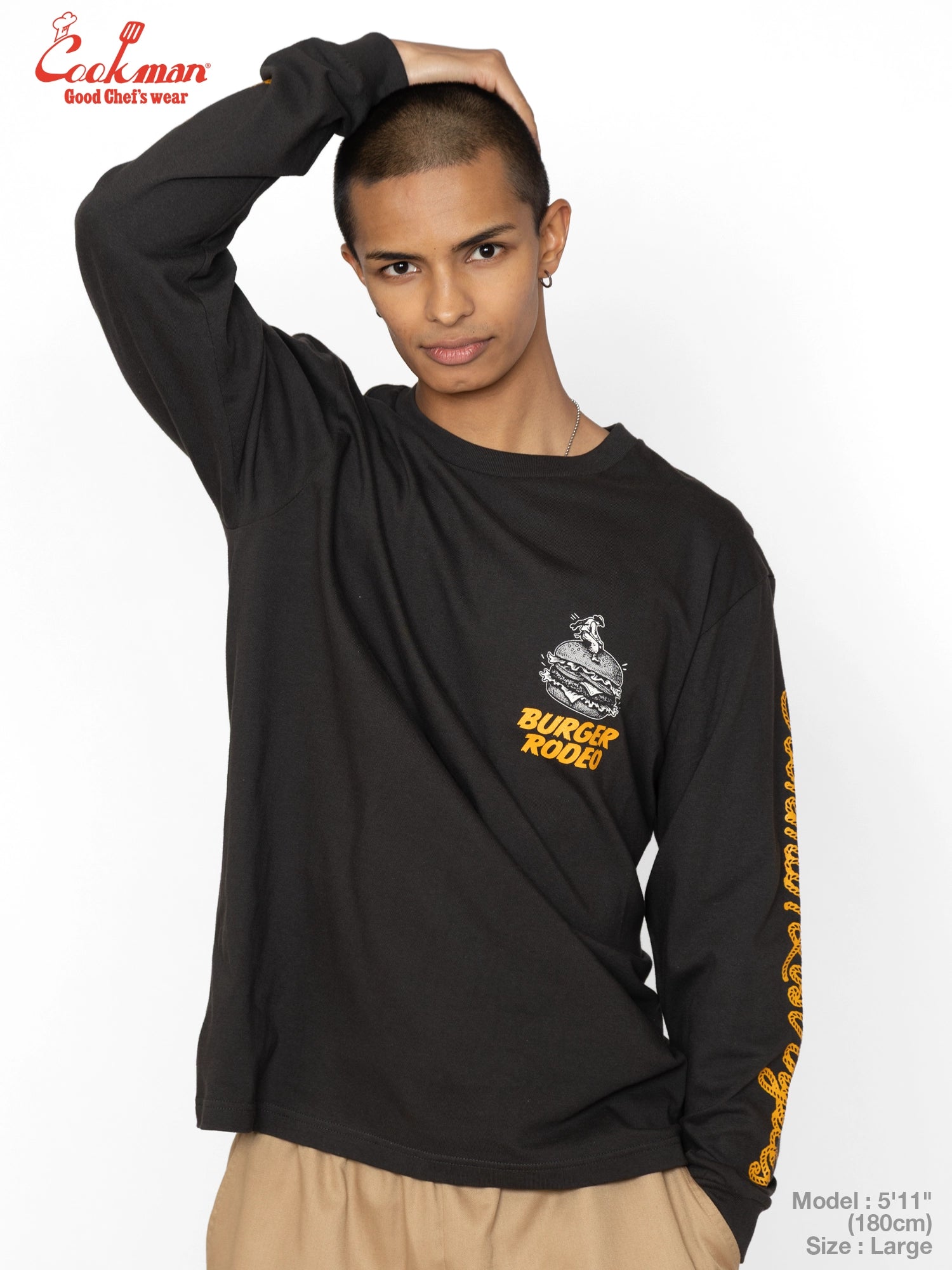 Long Sleeve Tees - Rodeo : Charcoal