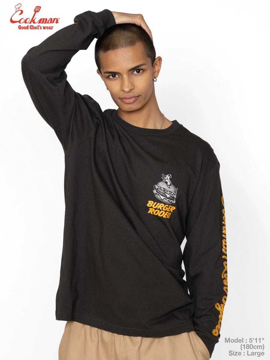 Long Sleeve Tees - Rodeo : Charcoal