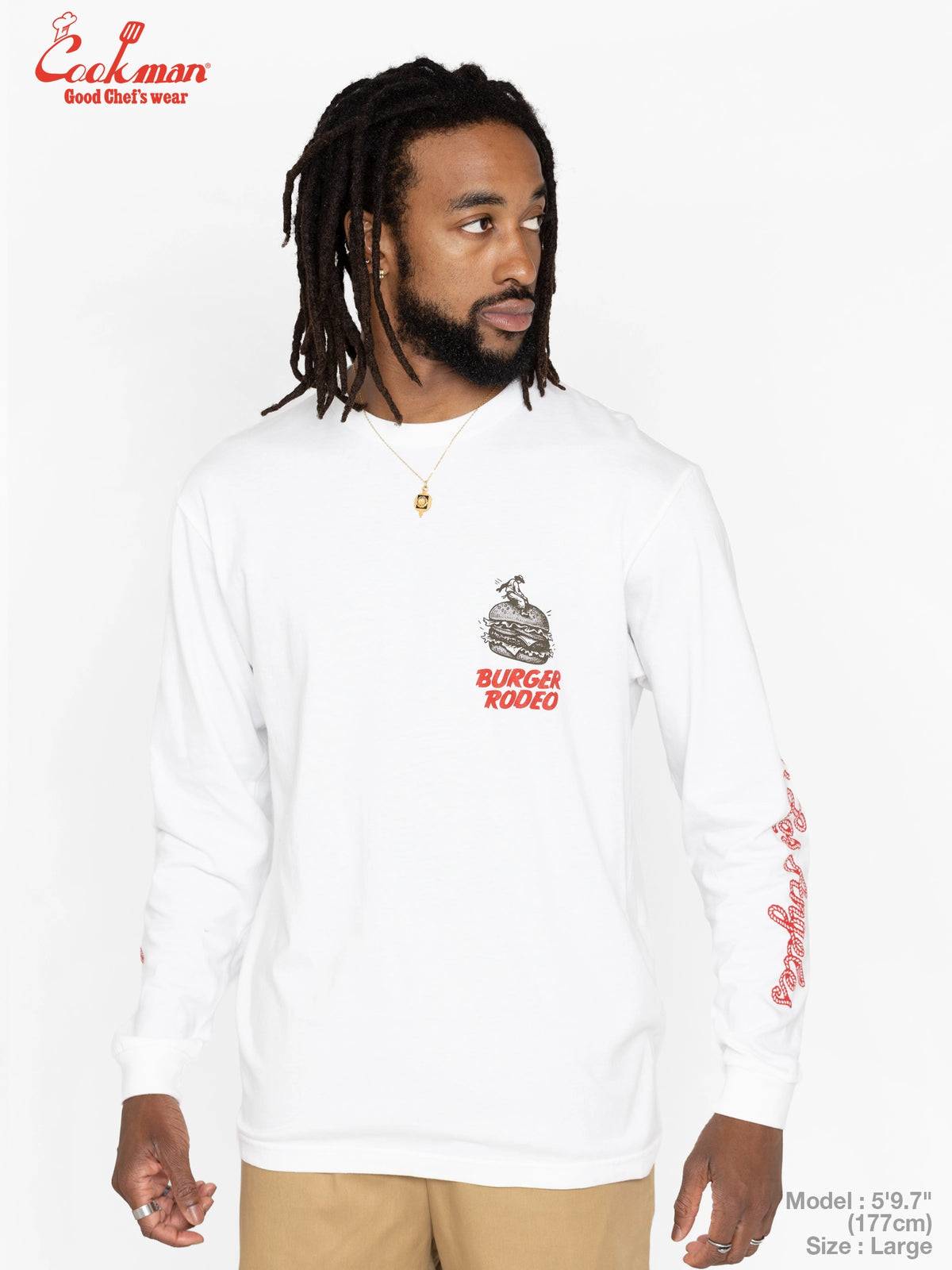 Long Sleeve Tees - Rodeo : White