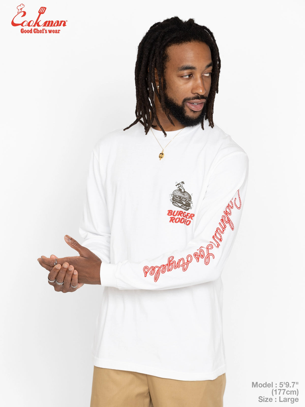 Long Sleeve Tees - Rodeo : White