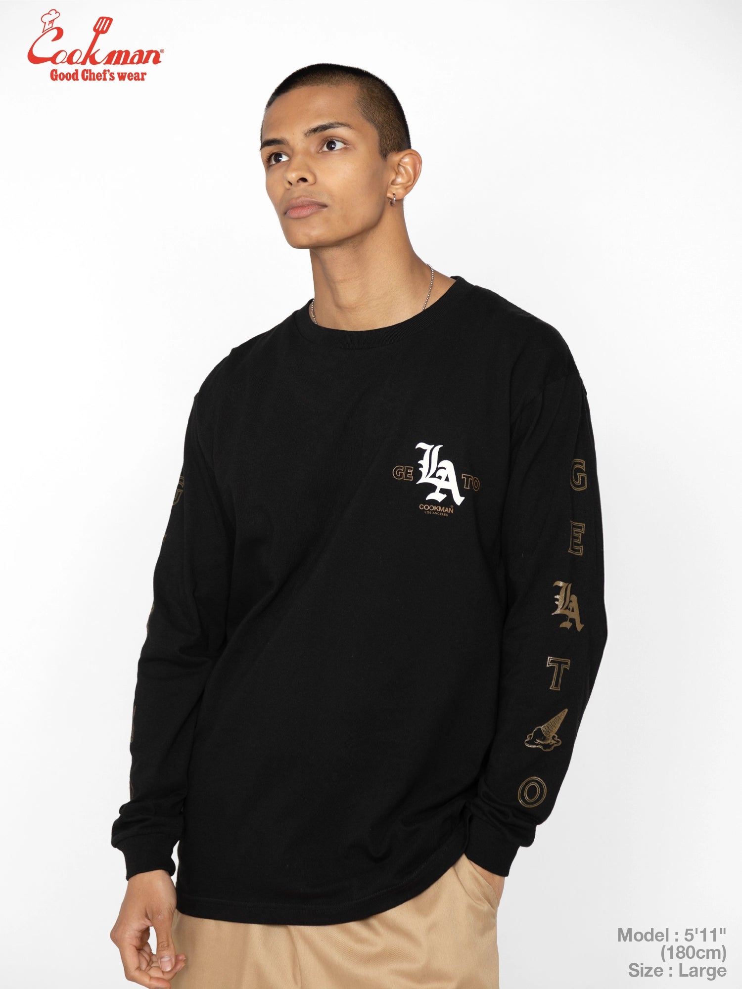 Long Sleeve Tees - Gelato : Black