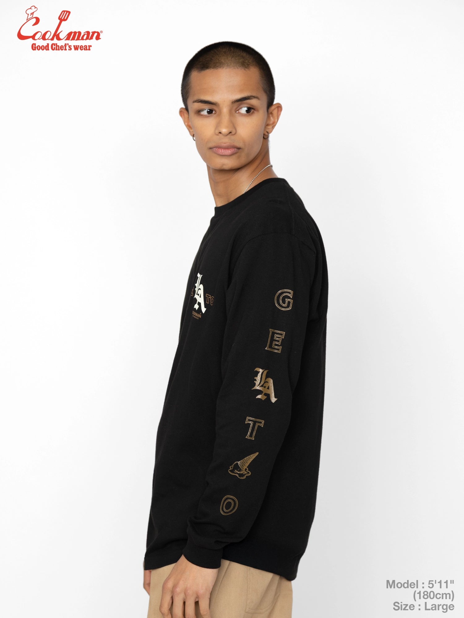 Long Sleeve Tees - Gelato : Black