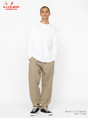Chef Pants - Glen Check : Brown