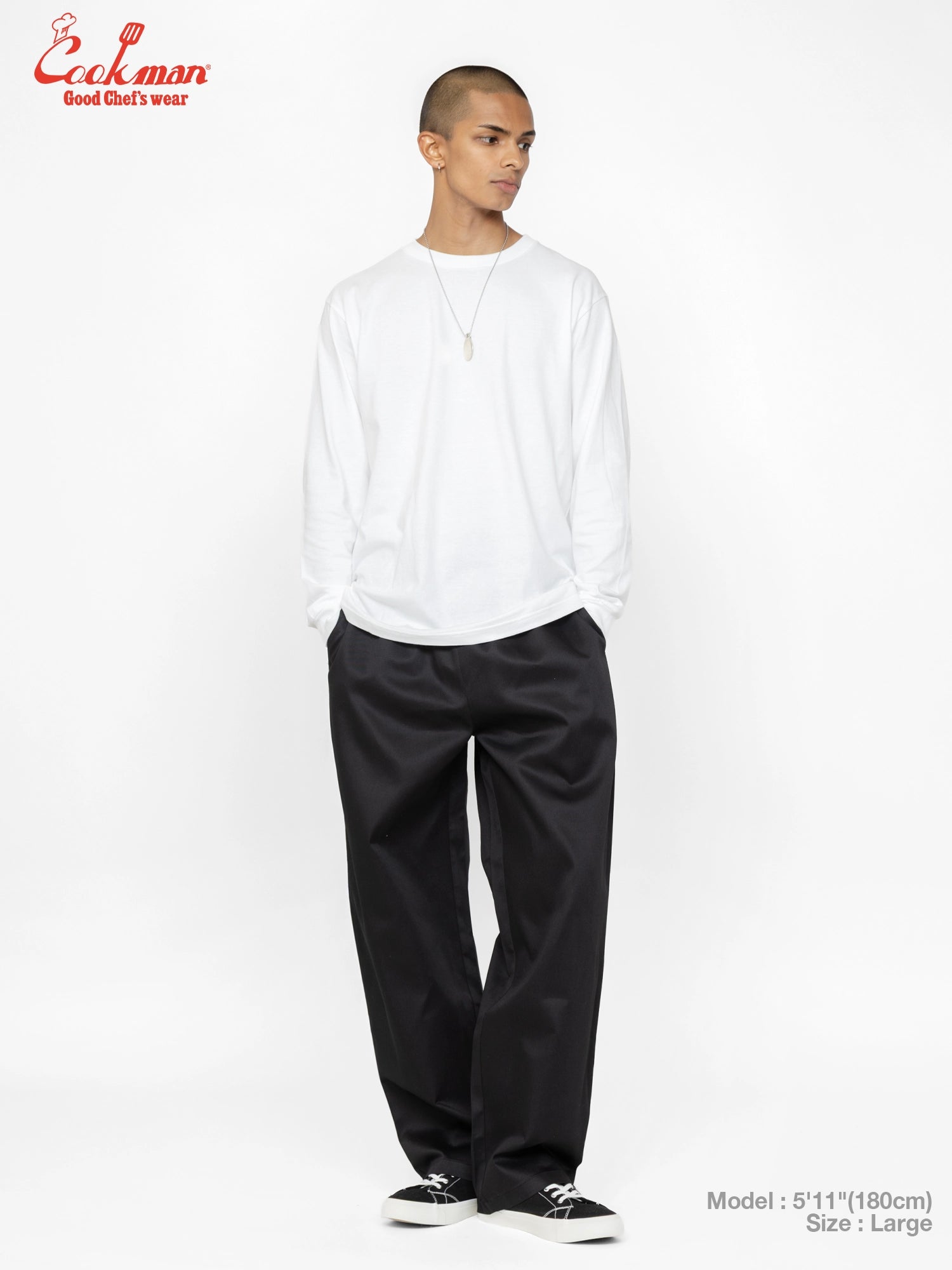 Chef Pants High-Wide - Black