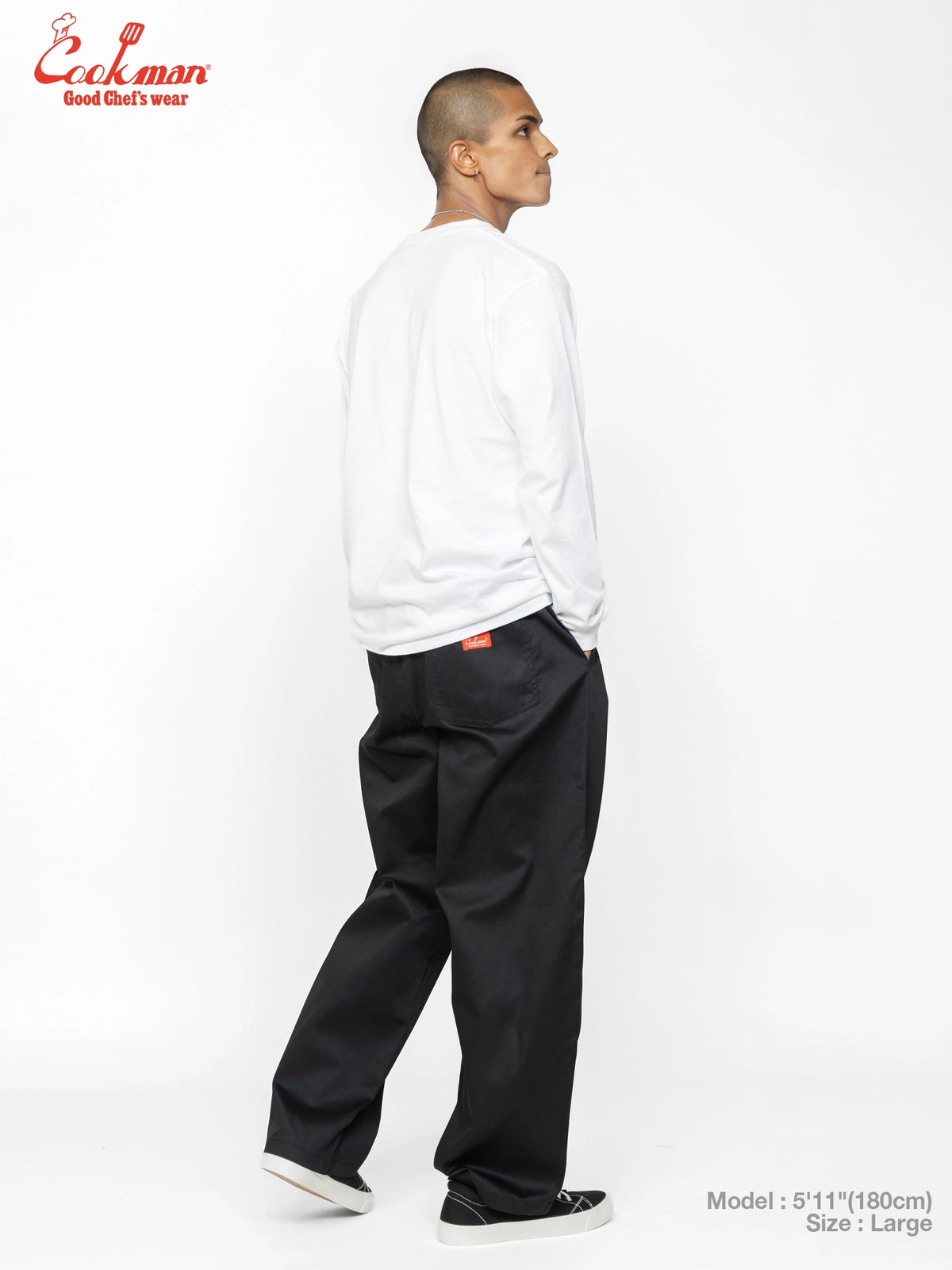 Chef Pants High-Wide - Black