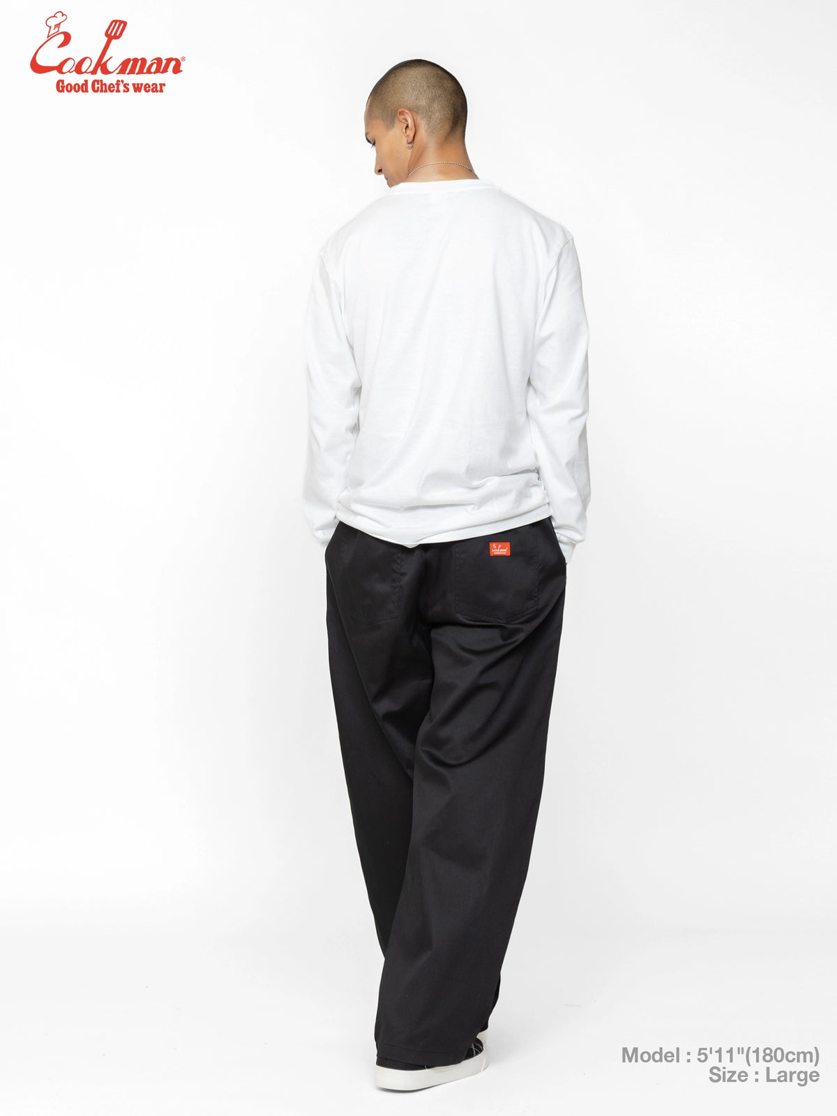 Chef Pants High-Wide - Black