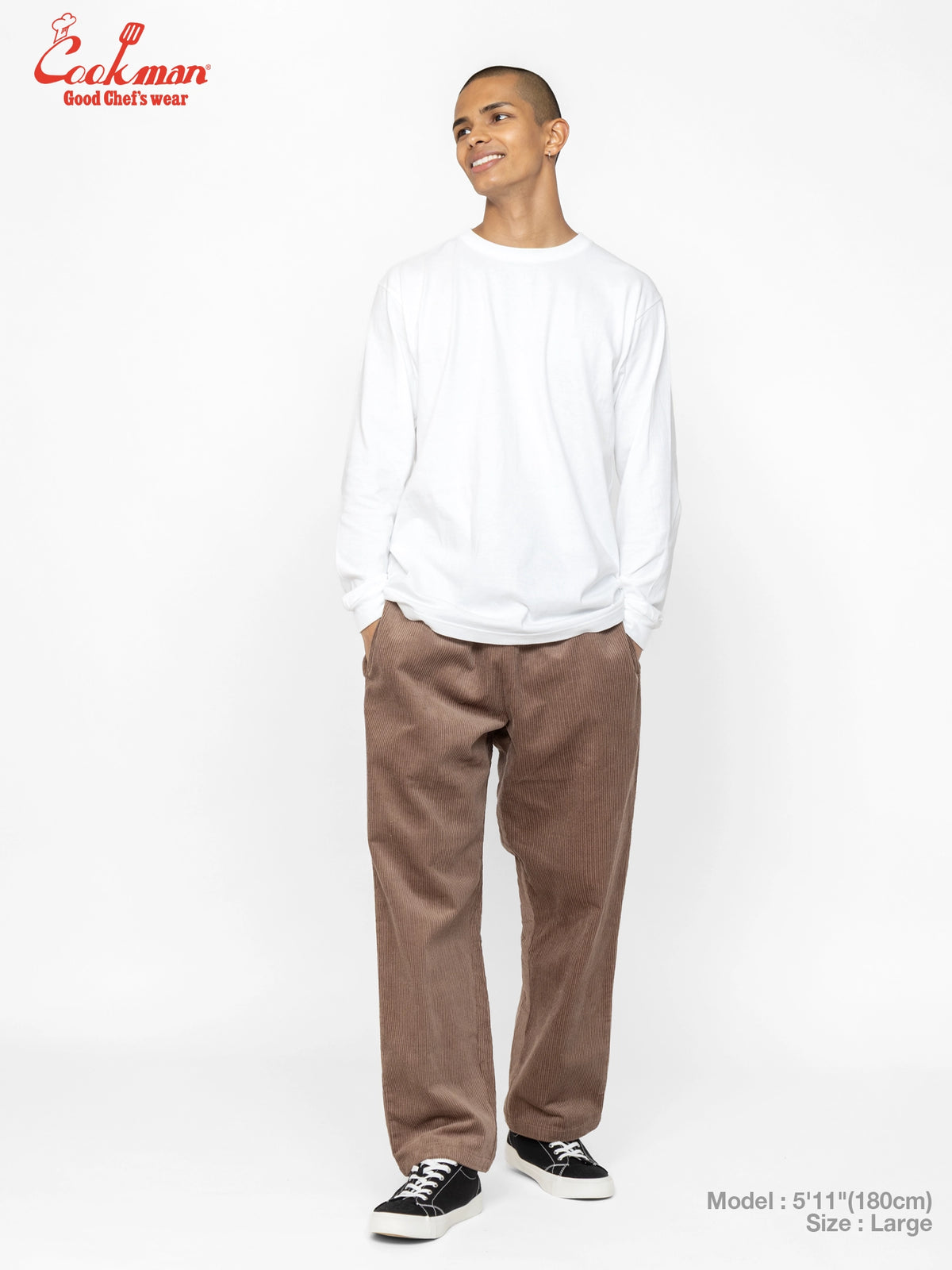 Chef Pants Semiwide - Corduroy : Cocoa