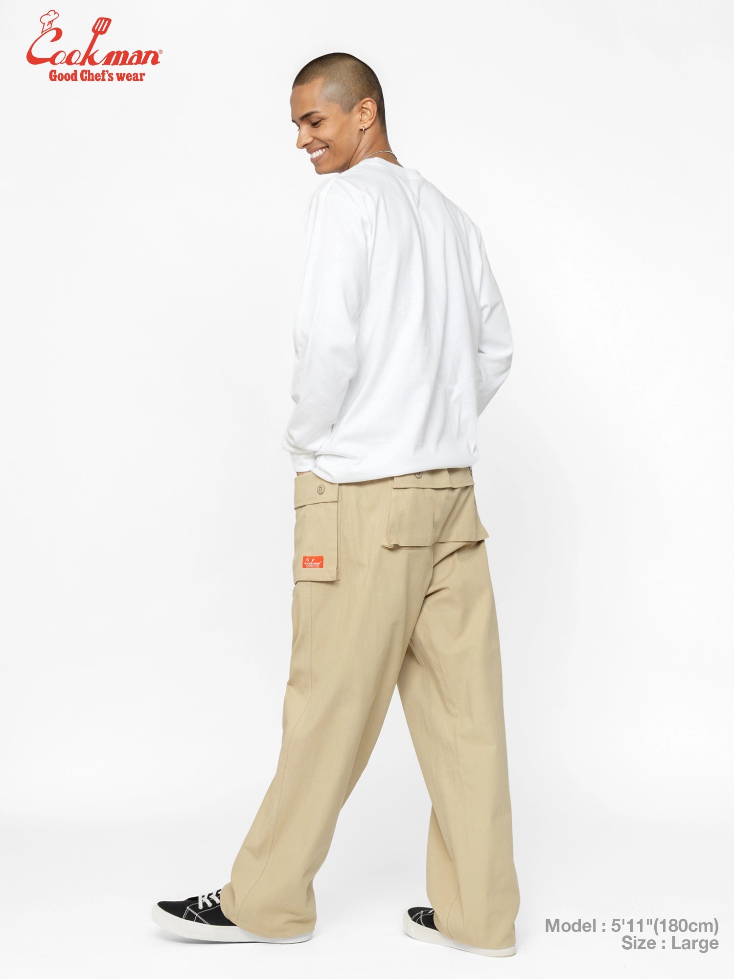 Monkey Pants - Herringbone : Beige