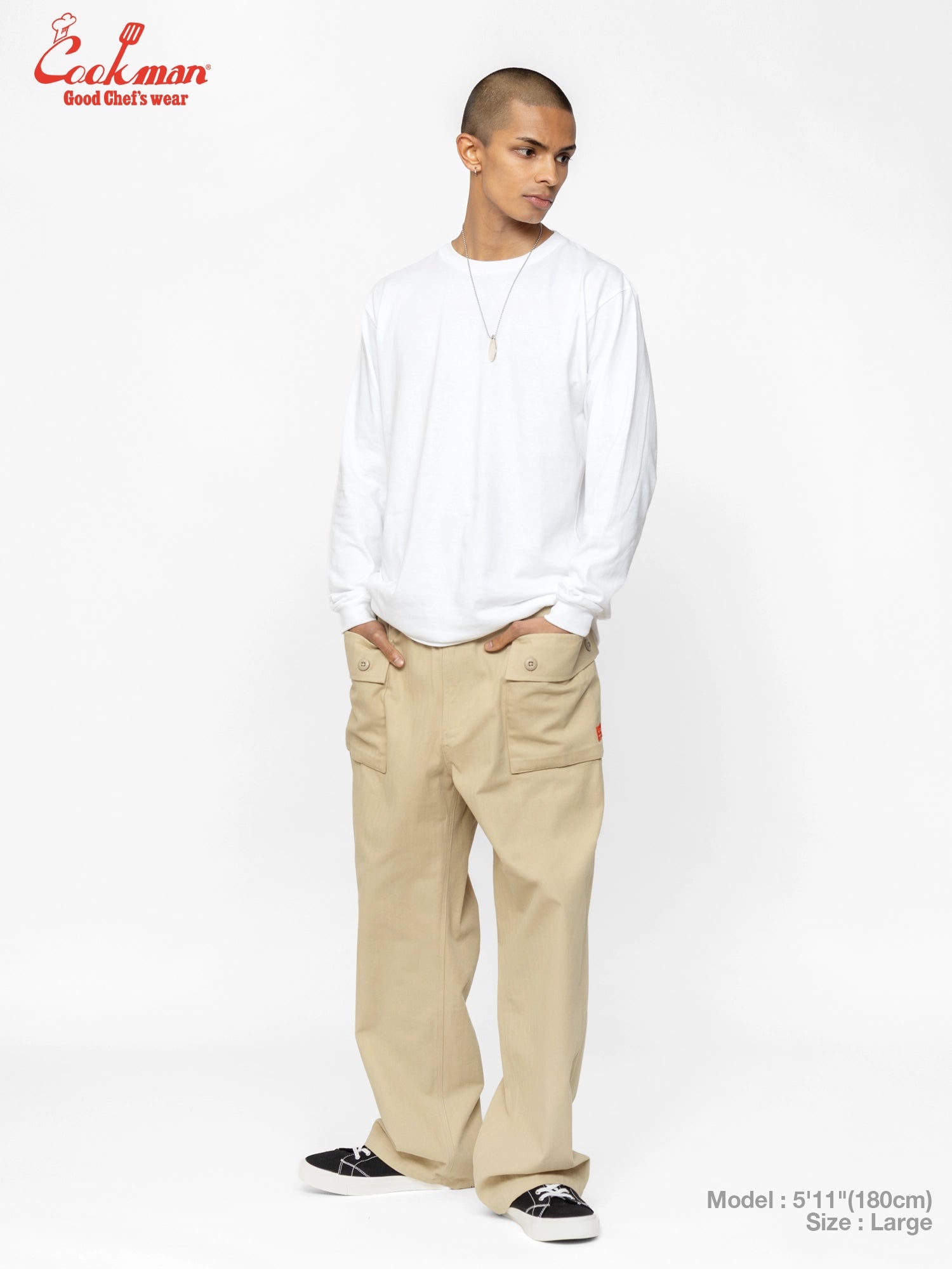 Monkey Pants - Herringbone : Beige