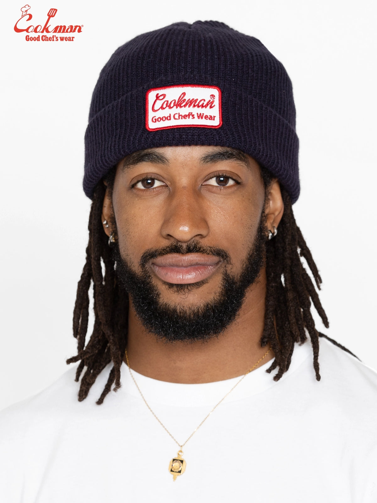 Beanie - Embroidery Patch : Navy