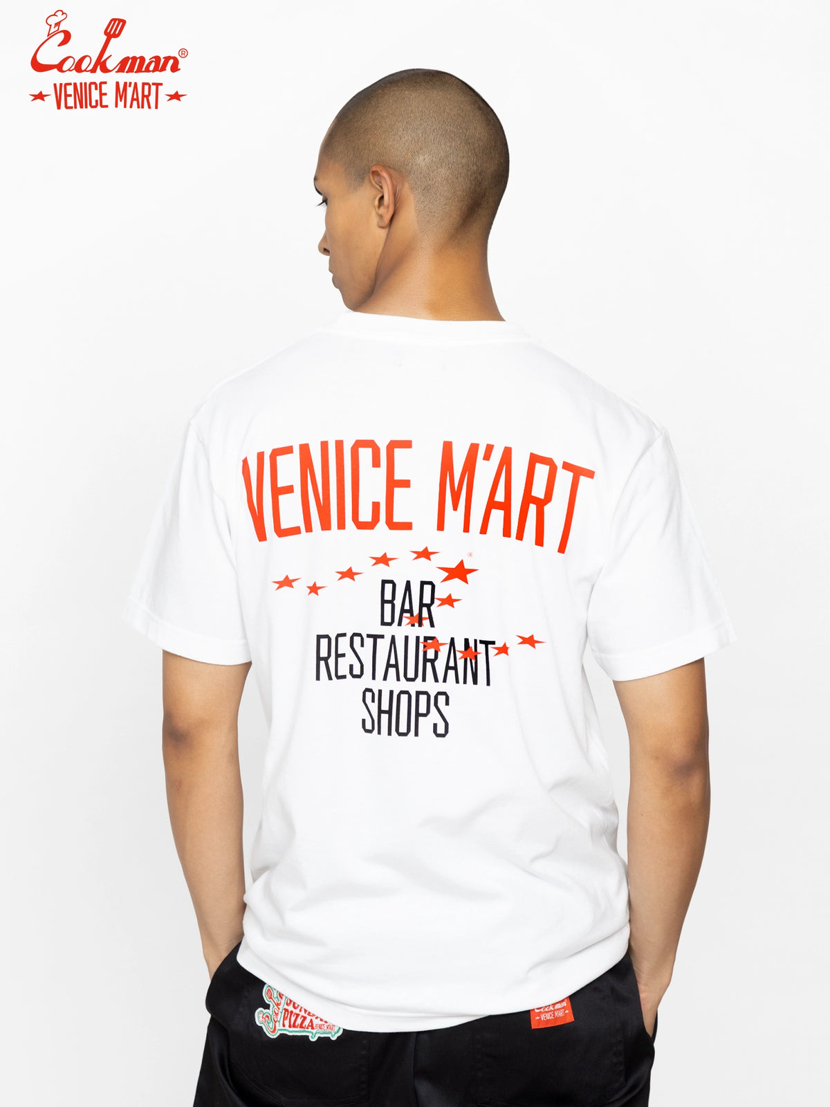 Tees - VENICE M'Art Stars : White