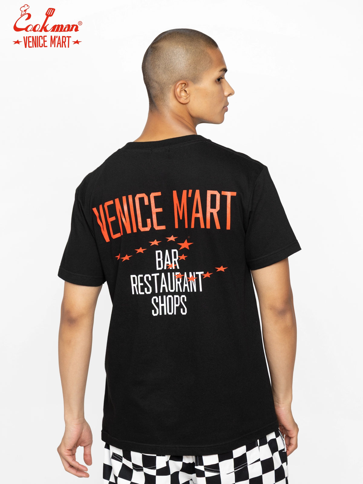 Tees - VENICE M'Art Stars : Black