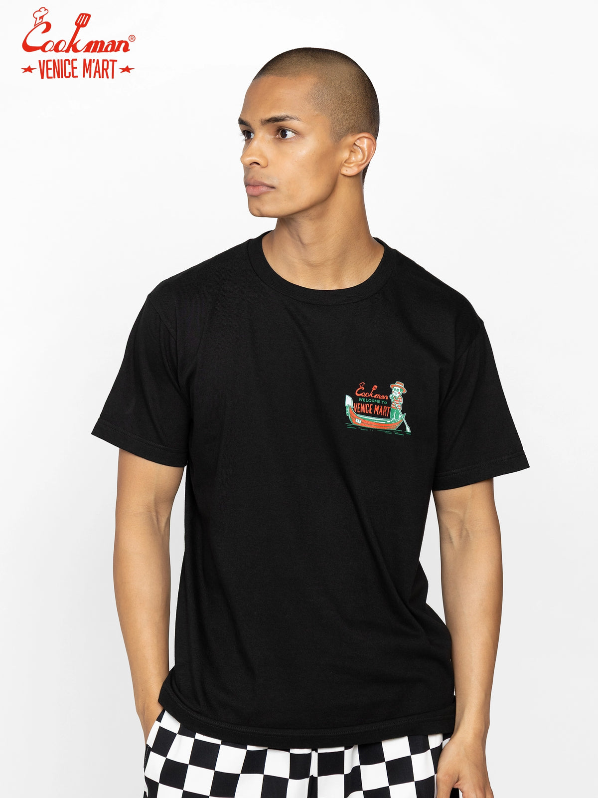 Tees - VENICE M'Art TM Paint Venice Map : Black