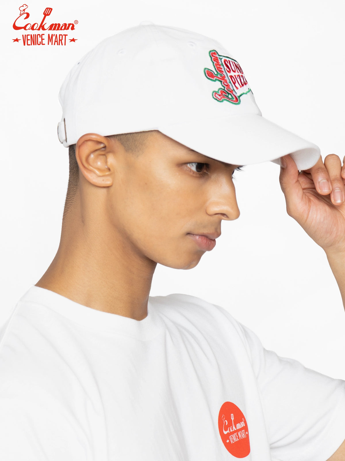 Cap - VENICE M'Art Embroidery : White
