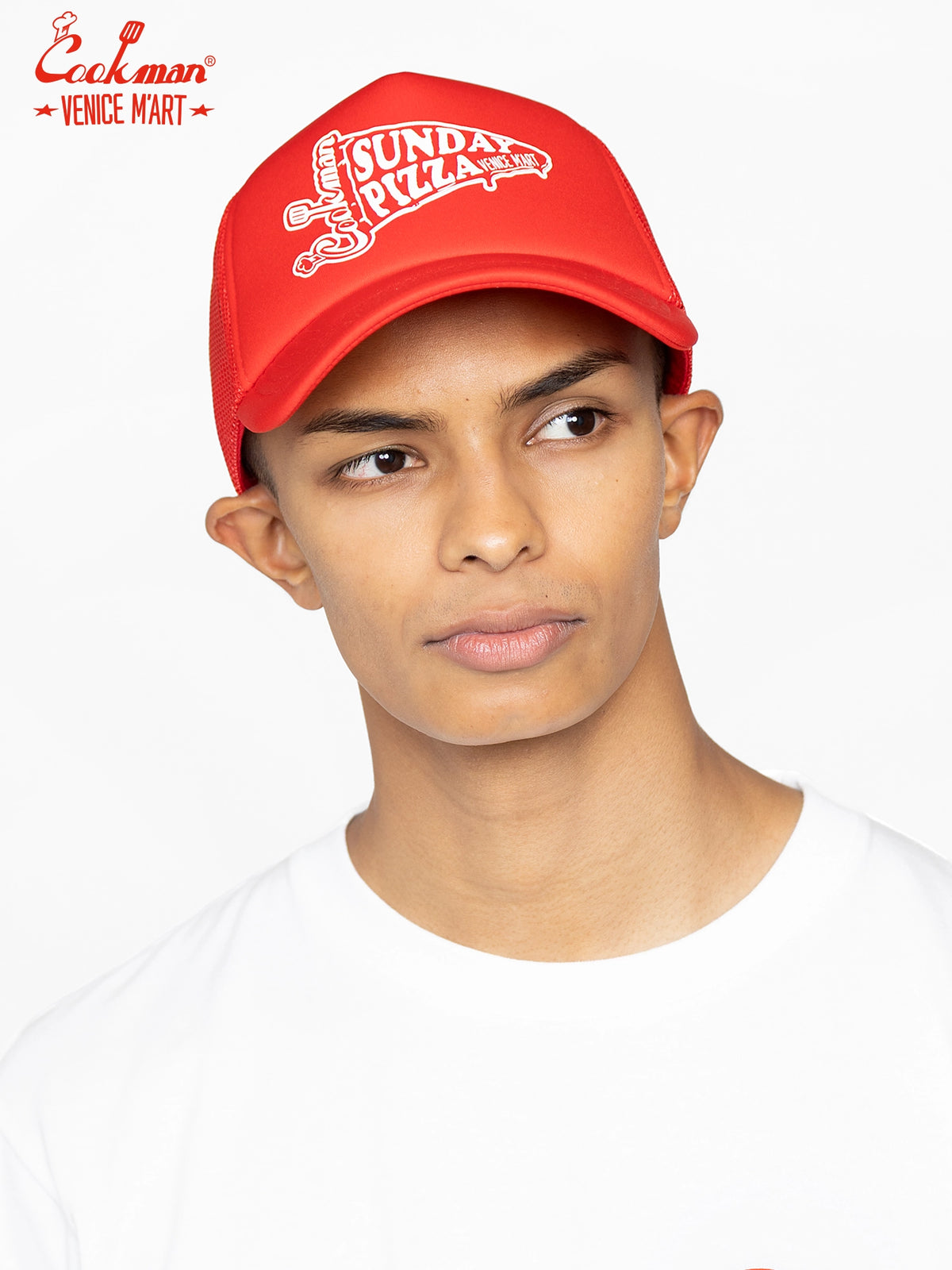 Cap - VENICE M'Art Trucker : Red