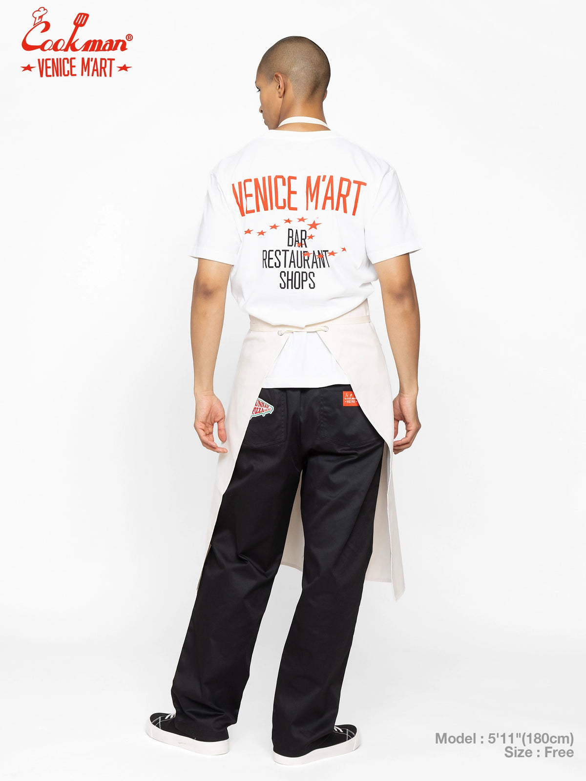 Long Apron - VENICE M'Art : Cream