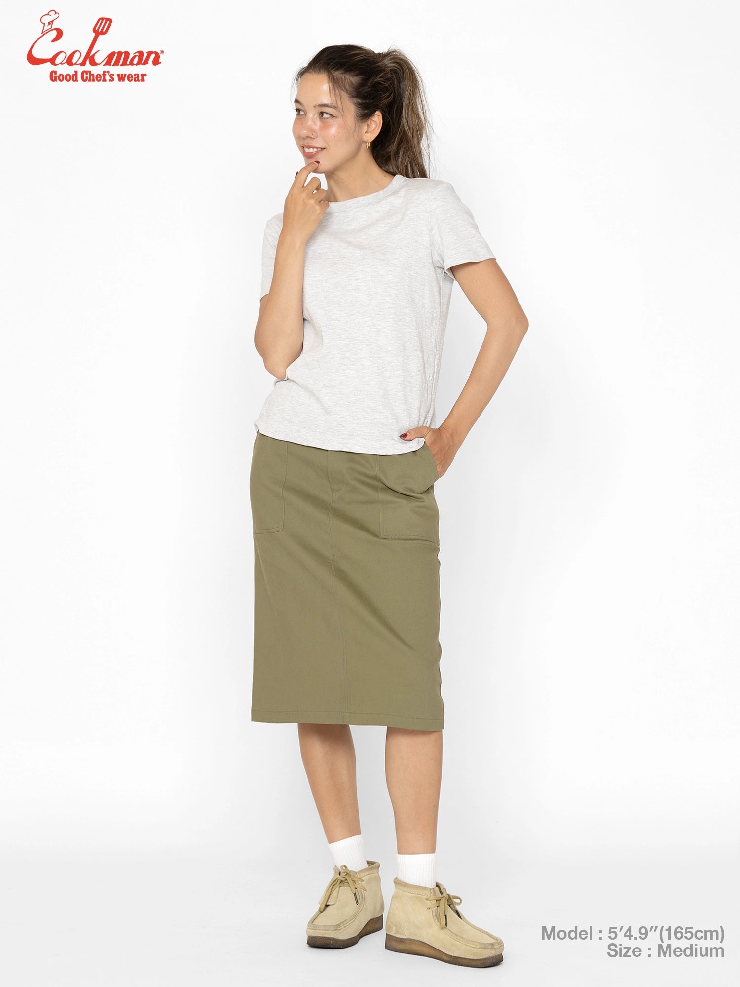 Baker's Skirt - Olive